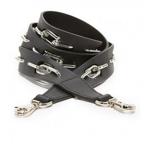 Alexander Wang Attica Inlaid Leather Strap Belt